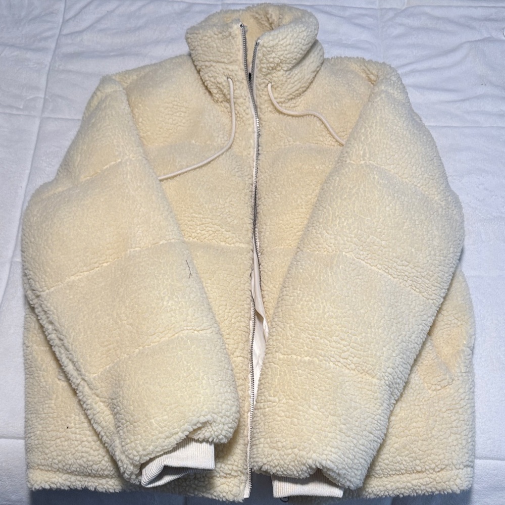 Cozy Cream Sherpa Jacket